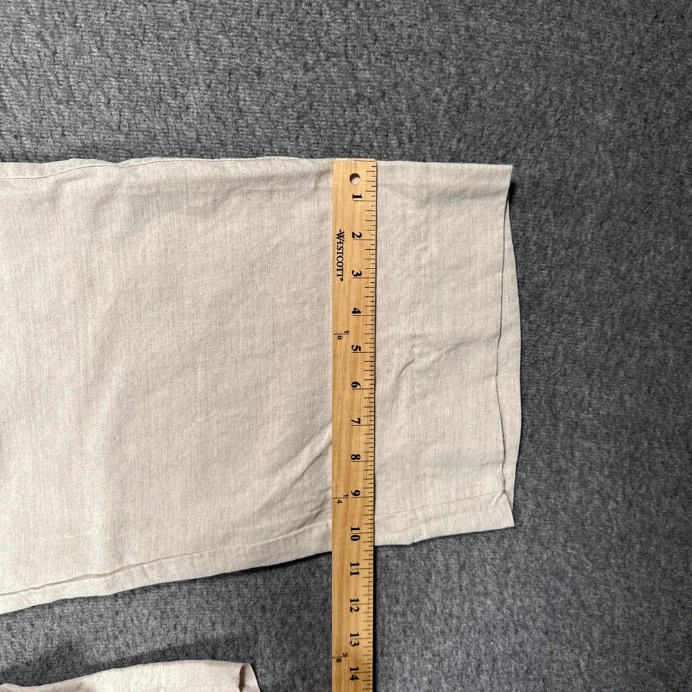 Mojito Collection Pants Mens 34x30(32x24) Beige Linen Blend Drawstring Lined